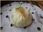 Shanghai steamed dumpling with ginger infused vinegar